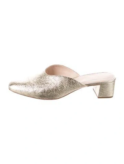 Pre-owned Loeffler Randall Leather Mules