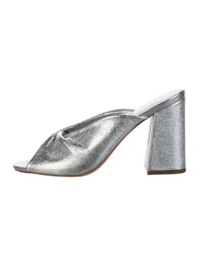 Pre-owned Loeffler Randall Leather Mules
