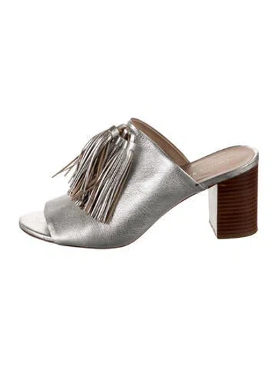 Pre-owned Loeffler Randall Leather Mules