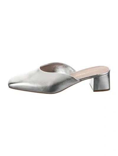 Pre-owned Loeffler Randall Leather Mules