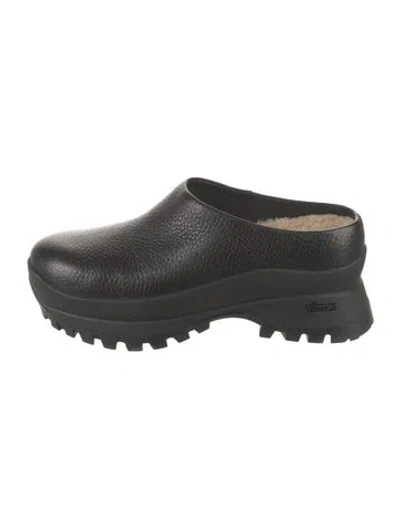 Pre-owned Loeffler Randall Leather Oxfords In Black