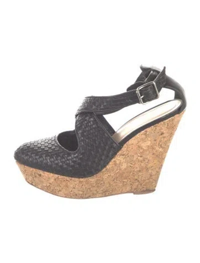 Pre-owned Loeffler Randall Leather Pumps In Black