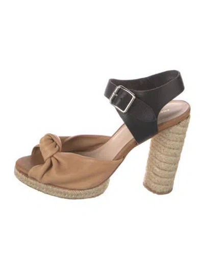 Pre-owned Loeffler Randall Leather Pumps In Black/neutrals