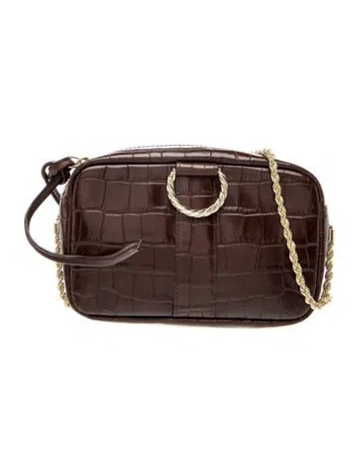 Pre-owned Loeffler Randall Leather Shoulder Bag In Brown
