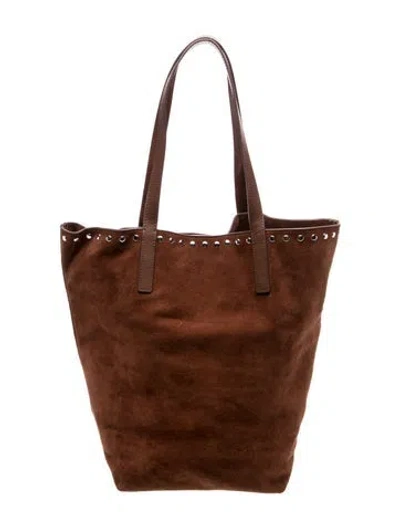 Pre-owned Loeffler Randall Leather Shoulder Bag In Brown