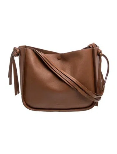 Pre-owned Loeffler Randall Leather Shoulder Bag In Brown