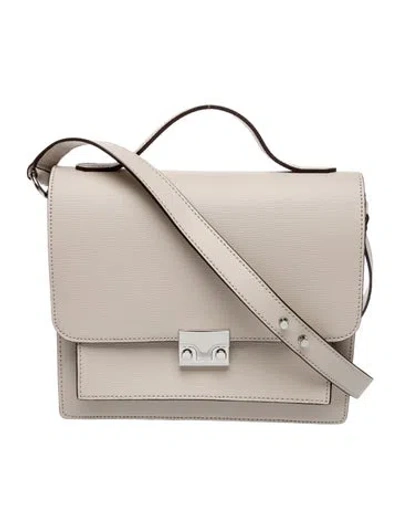 Pre-owned Loeffler Randall Leather Shoulder Bag In Neutral