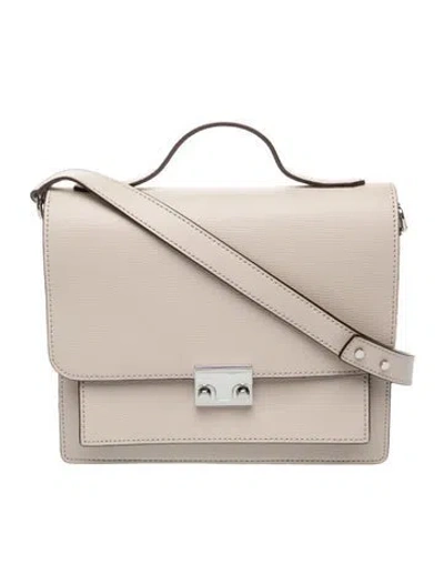 Pre-owned Loeffler Randall Leather Shoulder Bag In Neutral