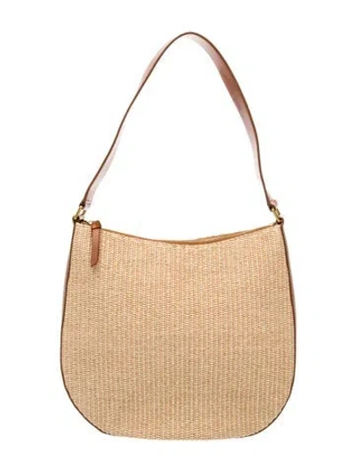 Pre-owned Loeffler Randall Leather Shoulder Bag In Neutrals