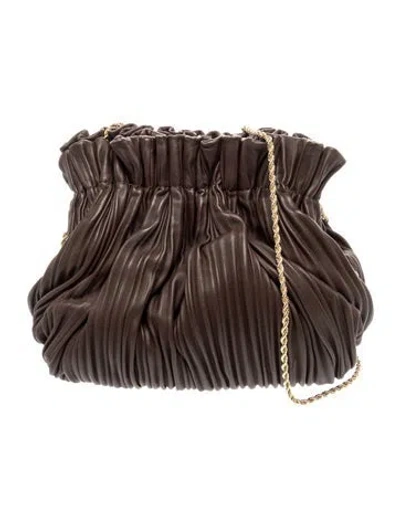 Pre-owned Loeffler Randall Leather Shoulder Bag W/ Tags In Brown
