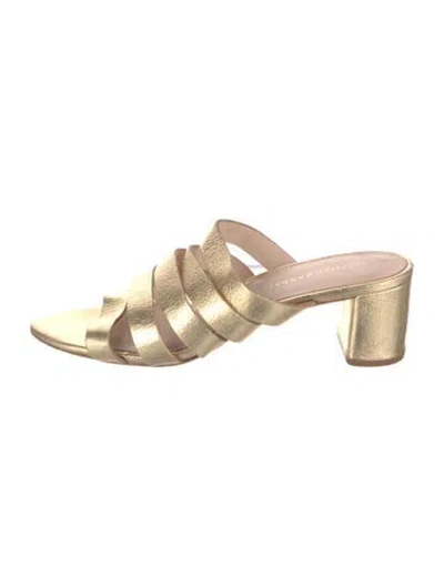 Pre-owned Loeffler Randall Leather Slides
