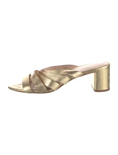 Pre-owned Loeffler Randall Leather Slides