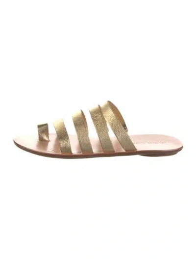 Pre-owned Loeffler Randall Leather Slides