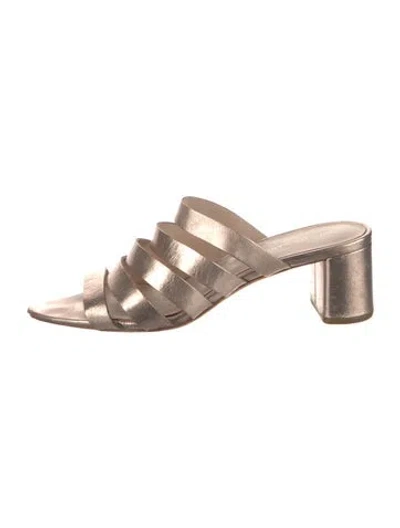 Pre-owned Loeffler Randall Leather Slides