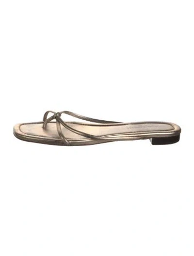 Pre-owned Loeffler Randall Leather Slides