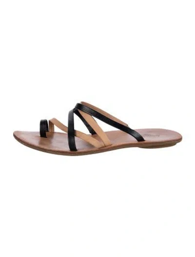 Pre-owned Loeffler Randall Leather Slides