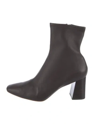 Pre-owned Loeffler Randall Leather Sock Boots In Multi