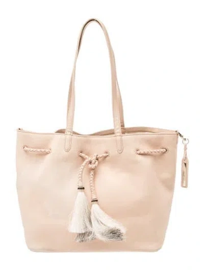 Pre-owned Loeffler Randall Leather Tote In Neutral