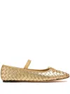 Loeffler Randall Leonie Ballerina Shoes In 金色