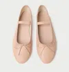 Loeffler Randall Leonie Leather Ballet Flats In Pink