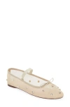 Loeffler Randall Leonie Crystal Embellished Ballet Flat