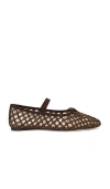 Loeffler Randall Leonie Flat In Brown