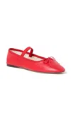 Loeffler Randall Leonie Leather Ballet Flats In Red