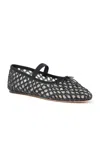 LOEFFLER RANDALL LEONIE RAFFIA BALLET FLATS