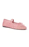 Loeffler Randall Leonie Soft Ballet Flats Pink In Pink