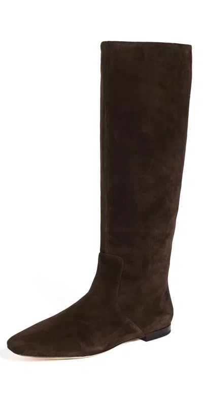 Loeffler Randall Lillian Tall Flat Boots Tmoro In Black