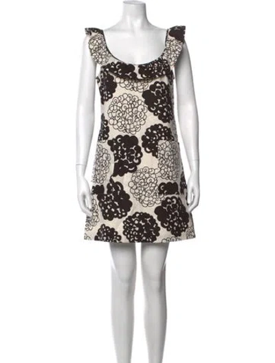 Pre-owned Loeffler Randall Linen Mini Dress W/ Tags