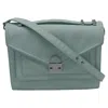 Loeffler Randall Loeffler Medium Rider Mini Satchel In Mint Leather In Green