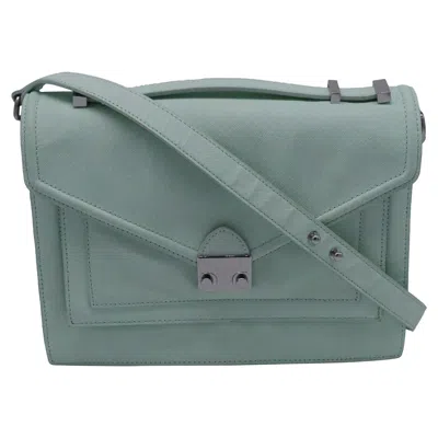 Loeffler Randall Loeffler Medium Rider Mini Satchel In Mint Leather In Green