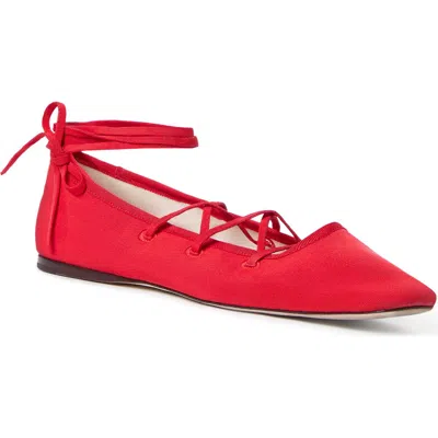 Loeffler Randall Louisa Ankle Wrap Ballet Flat In Multi