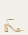 Loeffler Randall Malia Raffia Curved-heel Sandals In Neutral