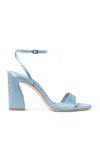 Loeffler Randall Malia Satin Sandals In Blue