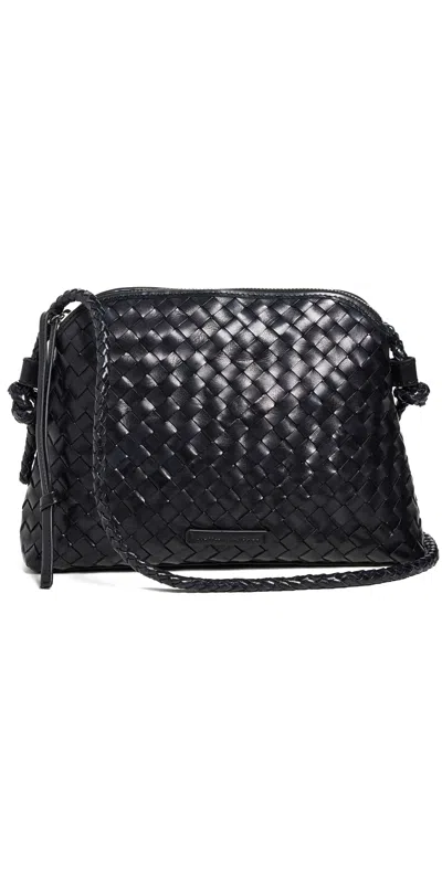 Loeffler Randall Mallory Woven Crossbody Bag Black