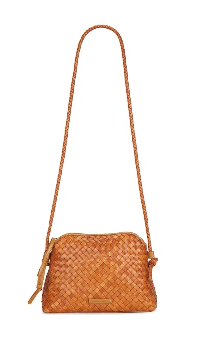 Loeffler Randall Mallory Woven Crossbody In Brown
