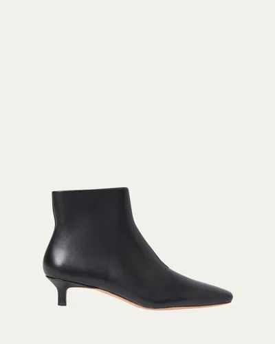 Loeffler Randall Marcella Kitten-heel Ankle Booties In Black