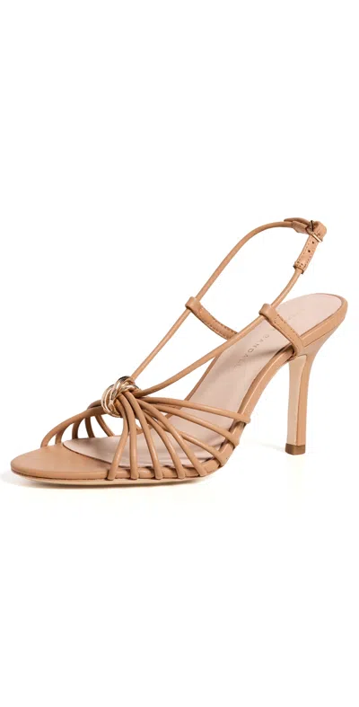 Loeffler Randall Mareka Strappy Heels Dune In Neutral