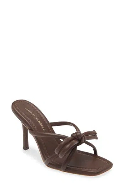 Loeffler Randall Margi Bow Heel In Chocolate