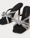 Loeffler Randall Margi Bow Heel In Black Suede In Black