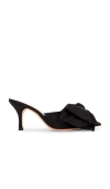 Loeffler Randall Margot Knotted Bow Pointed Toe Mule In Black