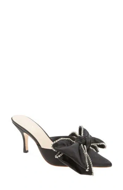 Loeffler Randall Margot Mule In Black/crystal