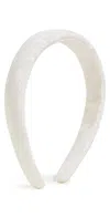 Loeffler Randall Marina Puffy Headband Cream Moir