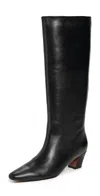 Loeffler Randall Marley Kicked Heel Tall Boots Black In Black