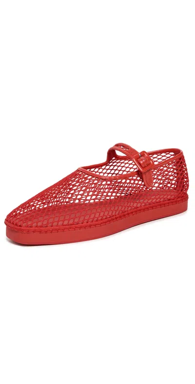 LOEFFLER RANDALL MARYJANE SNEAKERS RED