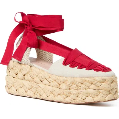Loeffler Randall Mason Closed Toe Platform Espadrille In Multi