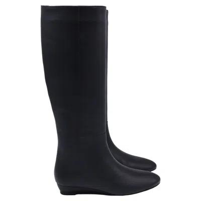 Loeffler Randall Matilde Knee Boots In Black Leather
