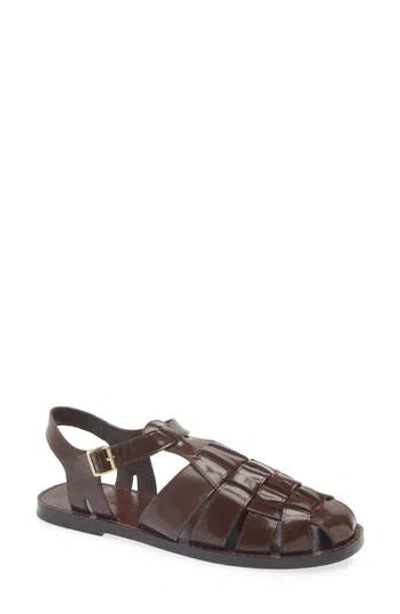 Loeffler Randall Max Caged Slingback Sandal In Brown